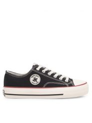 Beverly Hills Polo Club Trampki WP40-OG-31-1 Czarny. Czarne trampki Beverly Hills Polo Club, bez wzorów, z materiału, bez zapięcia. Za 119.99 zł.