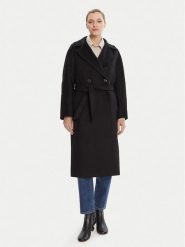 Weekend Max Mara Płaszcz wełniany Resina 2525016031 Czarny Regular Fit. Czarne płaszcze Weekend Max Mara, na zimę, bez wzorów, z wełny, bez kaptura. Za 3,469.00 zł.