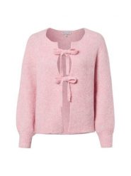 Marie Lund Kardigan z zawartością wełny Kobiety różowy, M/L. Czerwone kardigany Marie Lund, l, bez wzorów, z materiału. Za 229.95 zł.