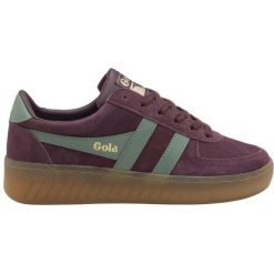 Sneakersy damscy Gola Grandslam Suede Trainer. Fioletowe obuwie sportowe Gola, bez zapięcia. Za 453.50 zł.
