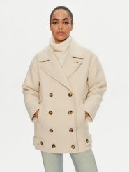 Tommy Jeans Płaszcz przejściowy DW0DW19752 Beżowy Regular Fit. Brązowe płaszcze Tommy Jeans, xxs, bez wzorów, z jeansu, bez kaptura. Za 649.99 zł.