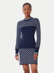 Guess Sweter W5BR24 Z3JD2 Granatowy Slim Fit. Niebieskie swetry Guess, xxl, z aplikacjami, z syntetyku, bez ramiączek. Za 369.99 zł.