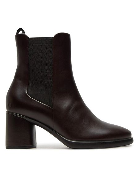 ECCO Botki Sculpted Lx 55 22270301178 Brązowy. Brązowe botki ecco, bez wzorów, ze skóry, bez obcasa, na słupku, bez zapięcia. Za 659.99 zł.