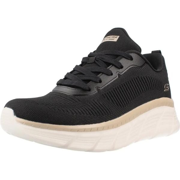 Buty SKECHERS BOBS B FLEX HI FLYING HI Czarny. Czarne trekkingi Skechers, z syntetyku, na fitness i siłownię. Za 282.99 zł.
