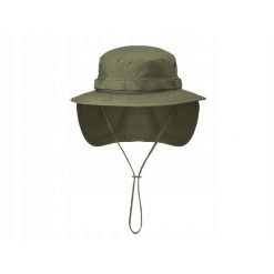 Kapelusz boonie z odpinaną osłoną karku Olive Green. Zielone kapelusze HELIKON-TEX, bez wzorów. Za 45.99 zł.