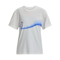 Koszulka z krótkim rękawem dla Kobiety HANGLOOSE POSTER. Białe koszulki sportowe Roxy, bez wzorów, z bawełny, bez ramiączek. Za 139.99 zł.