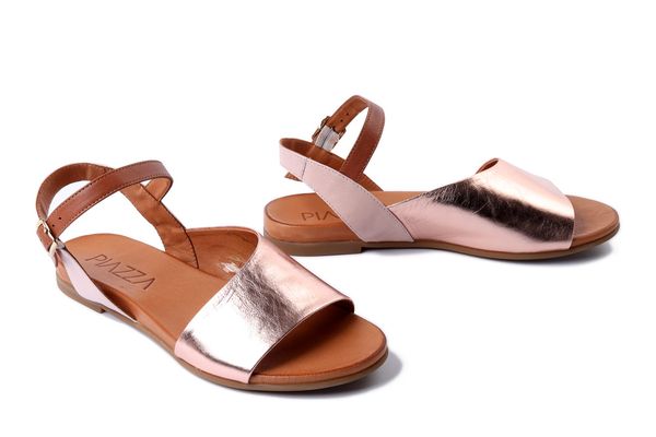 PIAZZA 910233-00 multi, sandały damskie. Czerwone sandały Piazza, bez wzorów, z gumy, bez obcasa, bez zapięcia. Za 179.94 zł.