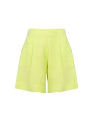 Liu-Jo Szorty | WA3005 T4818 | Kobieta | Zielony. Zielone szorty Liu Jo, bez wzorów, ze lnu. W wyprzedaży za 489.00 zł.