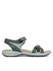 CMP Sandały Adib 39Q9536 Zielony. Zielone sandały CMP, bez wzorów, z materiału, bez obcasa, na płaskiej podeszwie, bez zapięcia. Za 209.99 zł.