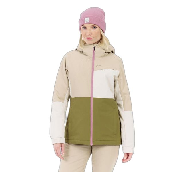 Damska kurtka narciarska Protest Sina. Zielone kurtki narciarskie Protest, bez wzorów, bez kaptura, narciarskie. Za 809.50 zł.