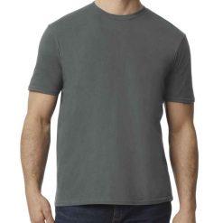 Koszulka Softstyle EZ Unisex Dla Dorosłych. Niebieskie bluzki GILDAN, xl, bez wzorów, sportowe, bez kołnierzyka, bez ramiączek. Za 44.99 zł.