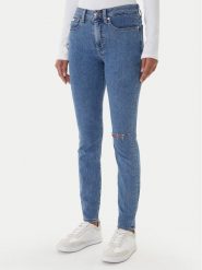Calvin Klein Jeans Jeansy LV047E616G Niebieski Skinny Fit. Niebieskie jeansy Calvin Klein Jeans, bez wzorów. Za 409.99 zł.