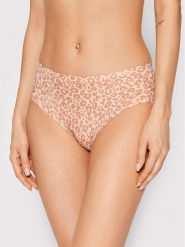 Chantelle Figi klasyczne Soft Stretch C11D40 Beżowy. Brązowe figi Chantelle, bez wzorów, z syntetyku. Za 59.99 zł.