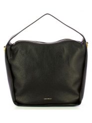 COCCINELLE Skórzana torebka w kolorze czarnym - 27 x 30 x 17 cm rozmiar: onesize. Czarne torby na ramię Coccinelle, bez wzorów, z materiału, na ramię, bez dodatków. Za 900.49 zł.