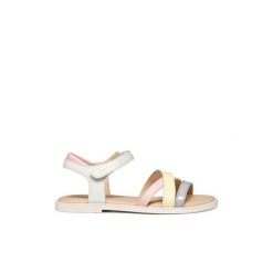 Sandały damskie Geox S.Karly D. Białe sandały Converse, bez wzorów, eleganckie, bez obcasa, bez zapięcia. Za 253.50 zł.