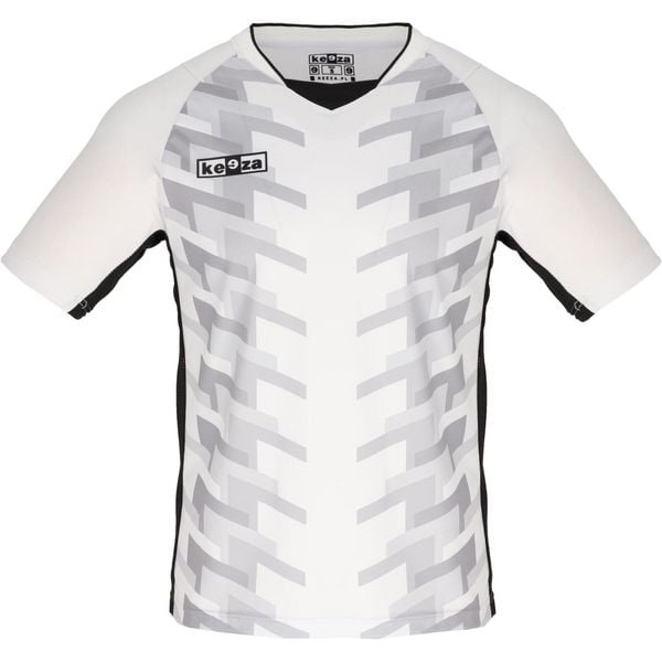 Koszulka piłkarska Keeza Dover. Białe bluzki KEEZA, xl, bez wzorów, sportowe, bez kołnierzyka, bez ramiączek. Za 39.00 zł.