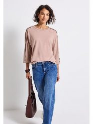 Street One Koszulka w kolorze jasnoróżowym rozmiar: 38. Różowe bluzki Street One, bez wzorów, z bawełny, street, bez kołnierzyka, bez ramiączek. Za 104.39 zł.