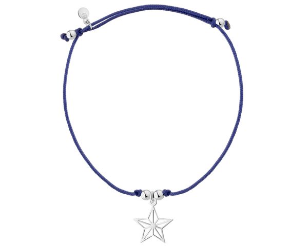 Bransoletka z elementami srebra - gwiazda. Bransoletki Apart, srebrne. Za 109.00 zł.