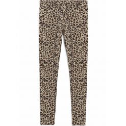 Damskie legginsy Essentials ze zwierzęcym nadrukiem PUMA Toasted Almond Beige. Brązowe legginsy Puma, bez wzorów. Za 169.00 zł.