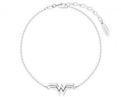 Bransoletka srebrna - DC, Wonder Woman, Warner Bros. Discovery. Szare bransoletki Apart, srebrne. Za 154.00 zł.