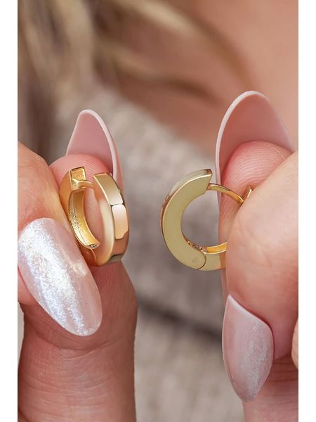 Heliophilia Pozłacane kolczyki-kreole rozmiar: onesize. Żółte kolczyki Heliophilia, pozłacane. Za 78.99 zł.