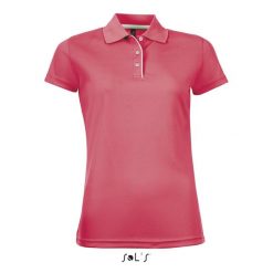 Damska koszulka polo Sol's Performer. Czerwone koszulki polo SOL'S, s, bez wzorów, bez kołnierzyka, bez ramiączek. Za 126.00 zł.