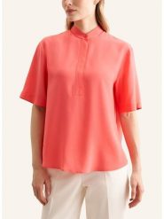 Seidensticker Bluzka w kolorze koralowym rozmiar: 46. Czerwone bluzki Seidensticker, bez wzorów, z wiskozy, bez kołnierzyka, bez ramiączek. Za 123.25 zł.