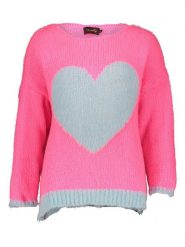 Miss goodlife Sweter w kolorze różowo-szarym rozmiar: XL. Różowe swetry miss goodlife, xl, bez wzorów, z wełny, bez ramiączek. Za 162.87 zł.