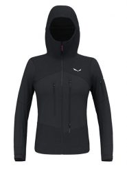 Salewa Kurtka softshellowa "Ortles" w kolorze czarnym rozmiar: 40. Czarne kurtki sportowe Salewa, bez wzorów, z poliamidu, bez kaptura, outdoorowe. Za 660.43 zł.