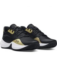 Under Armour Buty "Lockdown 7 Low" w kolorze złoto-czarnym do biegania rozmiar: 43. Czarne obuwie sportowe Under Armour, bez zapięcia, do biegania. Za 242.13 zł.