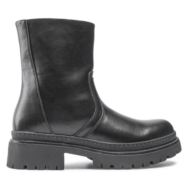 Botki Jenny Fairy. Czarne botki Jenny Fairy, bez wzorów, bez obcasa, na płaskiej podeszwie, bez zapięcia. Za 179.99 zł.