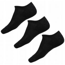 Skarpety stopki Nike Dri-FIT 3 pary czarne. Czarne skarpety Nike, bez wzorów. Za 71.00 zł.