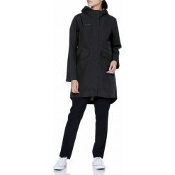 Parka trekkingowa damska Mammut 3L HS Hooded GORE‑TEX®. Czarne parki Mammut, l, z gore-texu, bez kaptura. Za 1,394.00 zł.