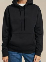 Bluza z kapturem - czarny. Czarne bluzy Sinsay, l, bez wzorów, z kapturem. Za 39.99 zł.