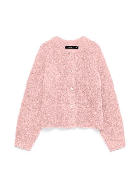 Vero Moda Kardigan w kolorze jasnoróżowym rozmiar: XL. Różowe kardigany Vero Moda, xl, bez wzorów, z wełny. Za 109.26 zł.