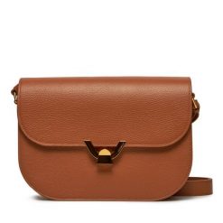Torebka Coccinelle. Brązowe listonoszki Coccinelle, bez wzorów, bez dodatków. Za 1,189.00 zł.