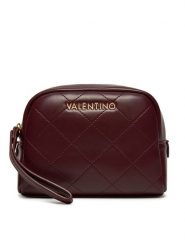 Valentino Kosmetyczka Nur Re VBE8G9502 Bordowy. Czerwone kufry i kosmetyczki Valentino, bez wzorów, ze skóry, bez dodatków. Za 259.99 zł.