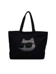 KARL LAGERFELD Torebka B4W50028 Czarny. Czarne shopper KARL LAGERFELD, bez wzorów, z materiału, bez dodatków. Za 389.99 zł.