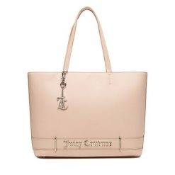 Torebka Juicy Couture. Czerwone shopper Juicy Couture, bez wzorów, bez dodatków. Za 369.99 zł.