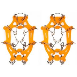 Raczki na buty turystyczne stalowe antypoślizgowe nakładki rozmiar 40-45. Brązowe trekkingi SPRINGOS, trekkingowe. Za 24.99 zł.