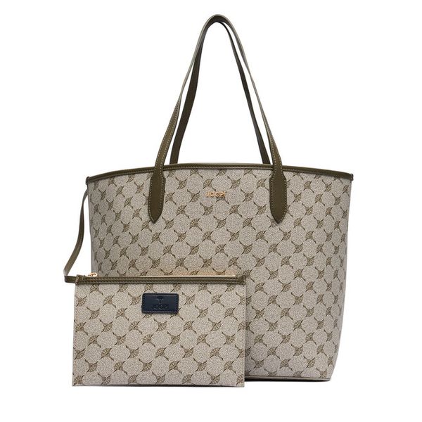 Torebka JOOP!. Szare shopper Joop!, bez wzorów, bez dodatków. Za 669.99 zł.