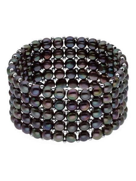 Pearline Bransoletka perłowa rozmiar: onesize. Niebieskie bransoletki Pearline, z perłą. Za 345.36 zł.