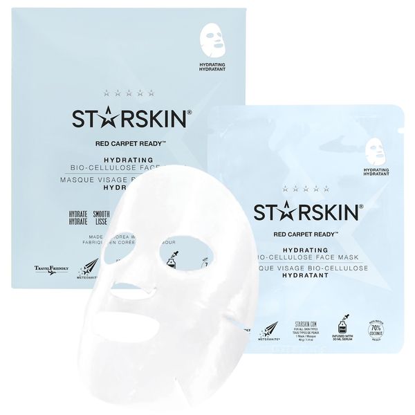 STARSKIN ® Coconut Bio-Cellulose Second Skin Face Maseczki nawilżające 30 ml. Maseczki . Za 41.60 zł.
