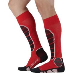 Skarpetki Monnet Freeride. Czerwone skarpety MONNET, bez wzorów. Za 248.50 zł.