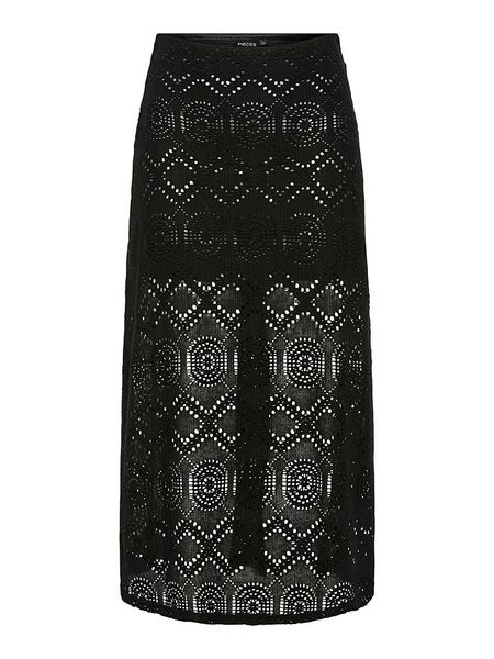 Pieces Spódnica "Sonnie" w kolorze czarnym rozmiar: S. Czarne spódnice Pieces, na co dzień, s, bez wzorów, maxi, proste. Za 100.28 zł.