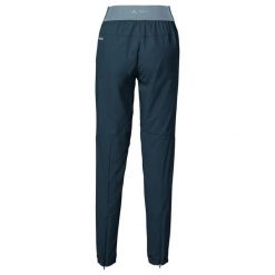 Spodnie damskie VAUDE Scopi. Niebieskie spodnie narciarskie Vaude, bez wzorów, z materiału, narciarskie. Za 423.90 zł.