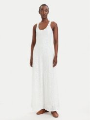 Vero Moda Sukienka koktajlowa Salina 10356493 Biały Regular Fit. Białe sukienki Vero Moda, m, bez wzorów, z syntetyku, wizytowe, bez kołnierzyka, bez ramiączek. Za 249.99 zł.