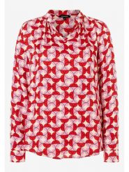 More & More Bluzka w kolorze jasnoróżowo-czerwonym rozmiar: 40. Brązowe bluzki More & More, s, bez wzorów, z wiskozy, klasyczne, bez kołnierzyka, bez ramiączek. Za 104.89 zł.