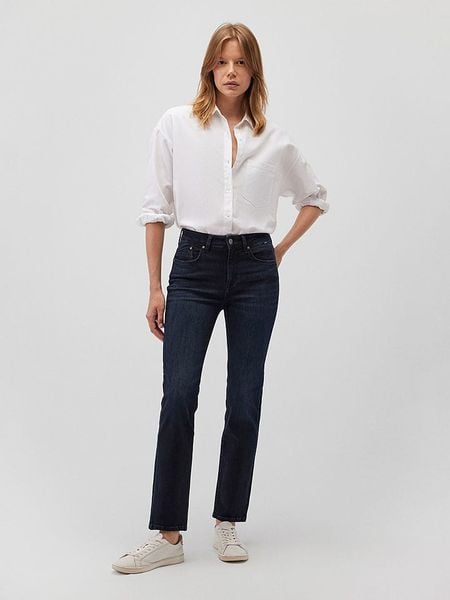 MAVI Dżinsy "Kendra" - Slim fit - w kolorze granatowym rozmiar: W33/L32. Niebieskie jeansy Mavi, l, bez wzorów. Za 159.95 zł.