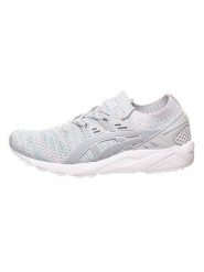 Asics Sneakersy "Gel Kayano Knit" w kolorze szaro-błękitnym rozmiar: 39. Niebieskie trampki Asics, bez wzorów, bez zapięcia. Za 149.31 zł.